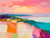 Colorful Sunset Abstract Giclee 36x48