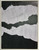 Framed White and Black Stripes Abstract Giclee 36x48