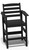 Black Outdoor Bar Chair Set of 2