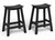 Black Outdoor Bar Stool set of 2