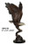 Bronze Eagle with fish on Marble Base