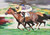 Kentucky Derby Equestrians on Horse Giclee