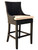 Alfresco Barstool Black Kuba Weave