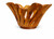 Organic Teak Wood Sculptural Vase Bowl