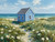 Small Blue Beach House Giclee