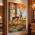 Stag in the Fall Forest Giclee