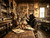Bear and Buck Whiskey Saloon Giclee