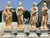 Multi Color Milk Marble Four Seasons Statues H70.9 Inches Stand:H17.7 Inches Ge21389 Vendor Image