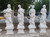 White Marble Four Seasons Statues H72.8 Inches Stand:H19.7 Inches Ge21412 Vendor Image