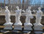 White Marble Four Seasons Statues H47.3 Inches Stand:H11.8 Inches Ge21415 Vendor Image