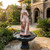 Multi Color Milk Marble Lady Fountain H70.9 Inches Ge21427