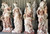 Multi Color Milk Marble Four Seasons Statues H70.9 Inches Stand:H19.7 Inches Ge21430 Vendor Image