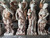 Multi Color Milk Marble Four Seasons Statues H63 Inches Stand:H11.8 Inches Ge21431 Vendor Image