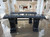 Black Marble Garden Bench L45.3*H17.7*W11.8 Inches Ge21444 Vendor Image