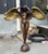 Copper Winged Statue H31.5 Inches Ge21477 Vendor Image