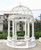 White Marble Round Gazebo with Dome H110.2*D118.1 Inches Ge21521 Vendor Image