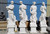 Set of 4 White Marble Four Seasons 79 Inches High Vendor Image