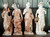 Set 4 Multi Colored Marble Four Seasons on Base 59 Inches High Vendor Image