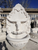 White Marble Longhorn Fountain 59 Inches High Vendor Image