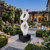 Abstract Infinity White Marble Sculpture on Black Marble Base White Marble H60.2"*L17.7"*W17.7"