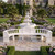 Curved Balustrade White Marble Garden Bench White Marble L196.8"*H51.2"