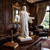 Sacred Heart of Jesus White Marble Statue White Marble H19.7