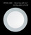 Contemporary Circular Mirror Champagne Silver