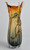 Amber Blossom Handcrafted Glass Vase 16 inch