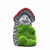 Whimsical Hedgehog with Mushroom Hat Garden Sculpture