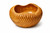 Sculpted Wave Teak Accent Bowl