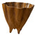 Teak Cascade Pedestal Bowl