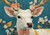 Whimsical Deer Giclee
