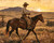 Cowboy at Sunset Giclee