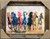 Framed Colorful Stampede Giclee