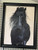 Framed Black Horse Giclee