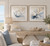 Set of 2 Framed Ocean Conch and Coral Giclee 24x36