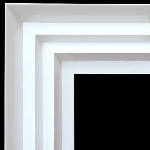 Modern Frame Wave Modern Wave Frame 30X30WHT - AFD Home