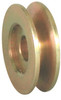 Powermaster Single Groove V-Belt Alternator Pulley, Zinc