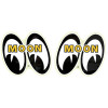 Mooneyes Small Pair of Eyeball Logo Decals