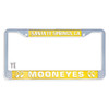 Mooneyes Santa Fe Springs License Plate Frame, Yellow