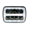 United Pacific 5" X 7" 7 LED Rectangular Light w/ 6 White LED Light Bar