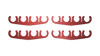 BAD Innovations 8.5mm Red Spark Plug 4 Wire Separator