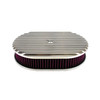 RPC 12"X2" Full Finned Aluminum Air Filter Set, Polished