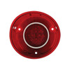 United Pacific 42 LED Tail Light Lens W/Stainless Steel Trim For 1972 Chevelle SS & Malibu - L/H