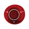 United Pacific 42 LED Tail Light Lens W/Stainless Steel Trim For 1972 Chevelle SS & Malibu - R/H