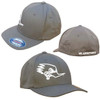 Clay Smith Cams Mr. Horsepower Silver Outline FlexFit Gray Hat - S/M