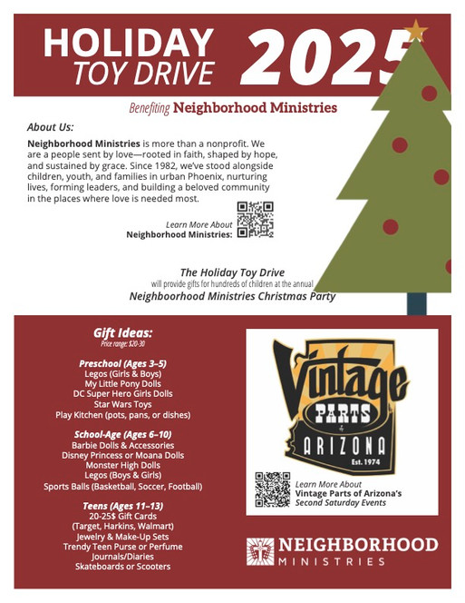 2025 Holiday Toy Drive