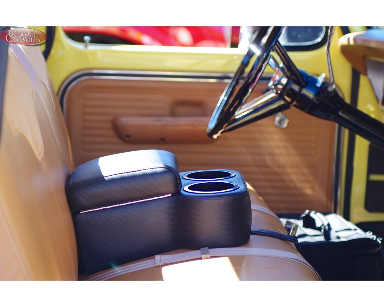 Universal Bench Seat Console - Shorty, Sierra Black - Vintage