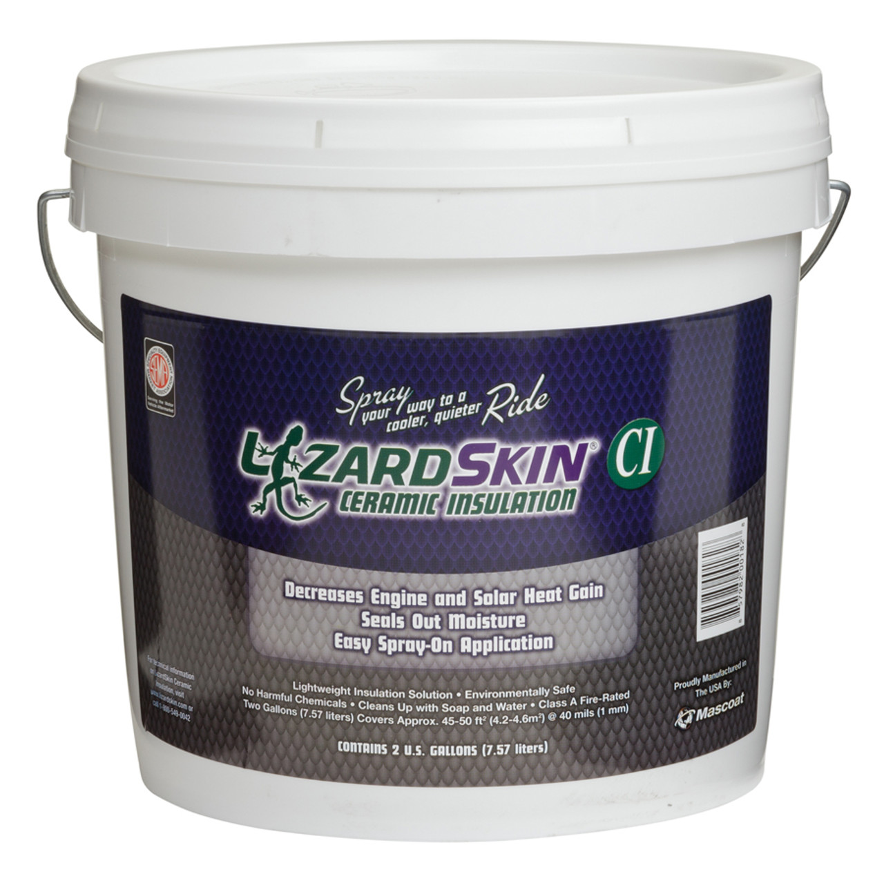 Lizard Skin 2 Gallon Ceramic Insulation, White