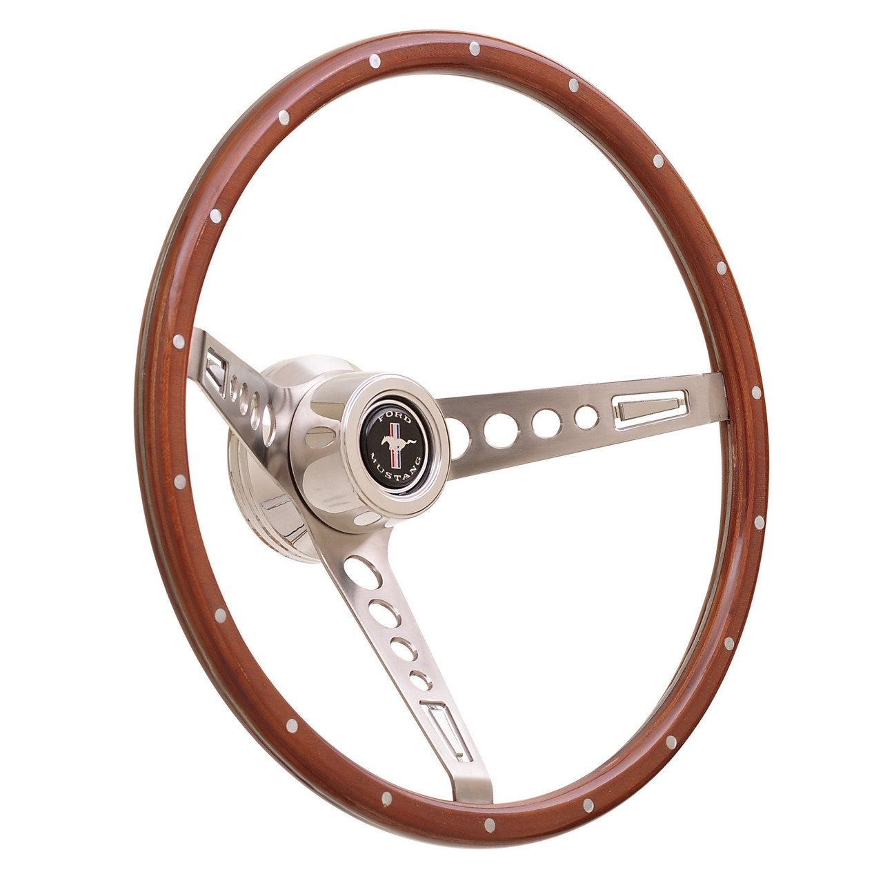 希少 ローリングス HPG3 MADE IN U.S.A GT Performance GT3 Retro Mustang Style Wood Wheel, Wood w/ Chrome